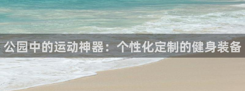 凯捷体育平台：公园中的运动神器：个性化定制的健身装备