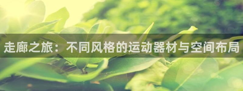 凯捷体育娱乐平台：走廊之旅：不同风格的运动器材与空间布局